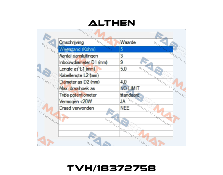TVH/18372758 Althen