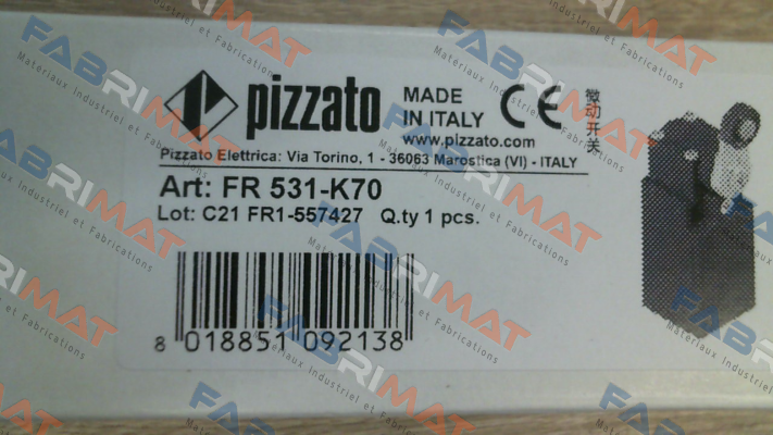 FR 531-K70 Pizzato Elettrica