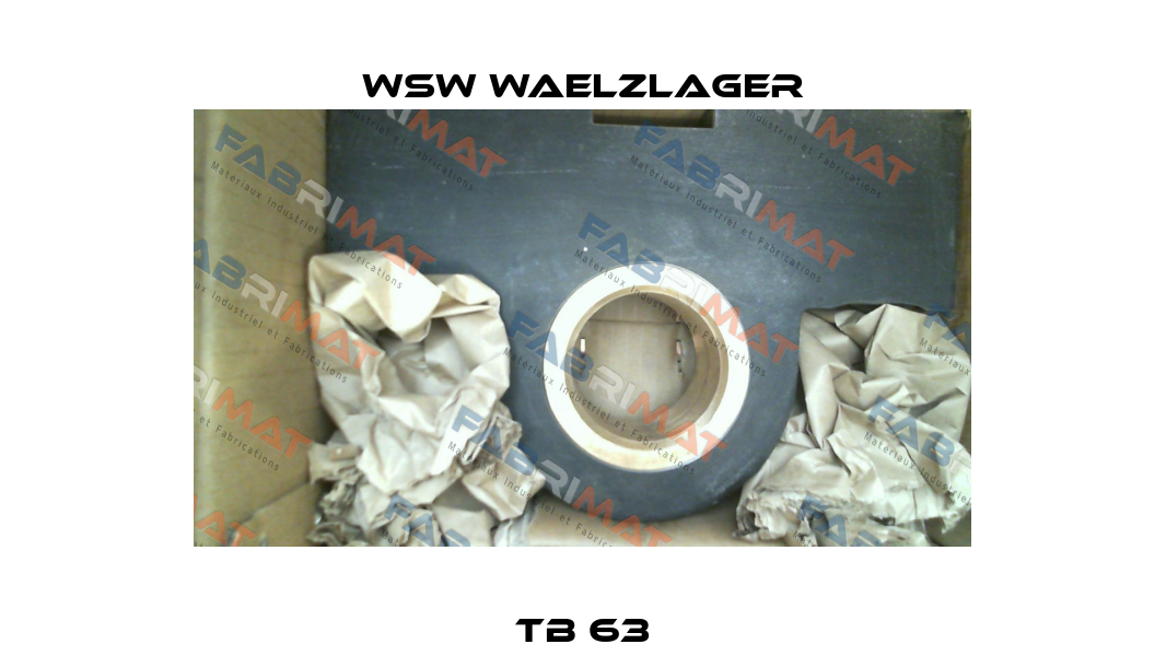 TB 63 WSW Waelzlager