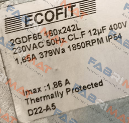 2GDF65 160x242L D22-A5 Ecofit