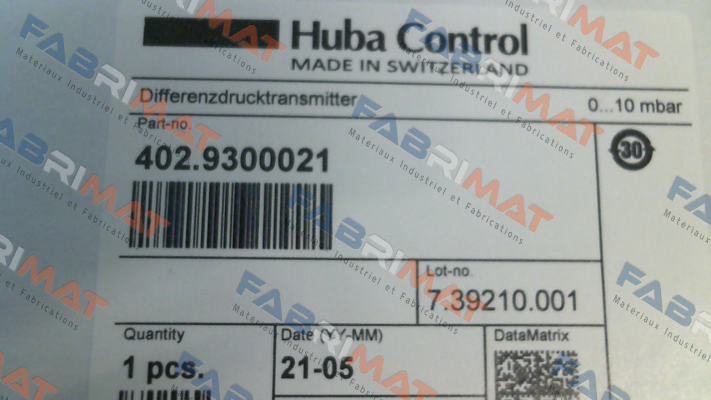 402.9300021 Huba Control