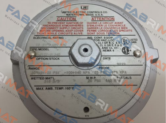 J120-S134B-1180-M201-M446-QC1 United Electric