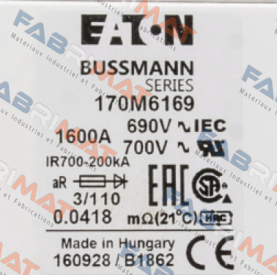 170M6169 BUSSMANN / EATON