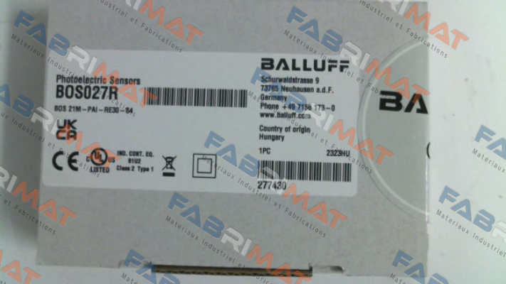 BOS027R / BOS 21M-PAI-RE30-S4 Balluff